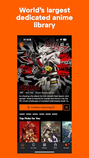 Crunchyroll screenshot 1