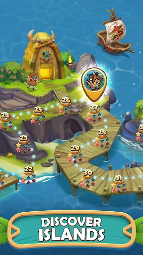 Tiki Solitaire TriPeaks screenshot 2